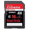 SanDisk SDHC Kort - Extreme HD Video - 16GB